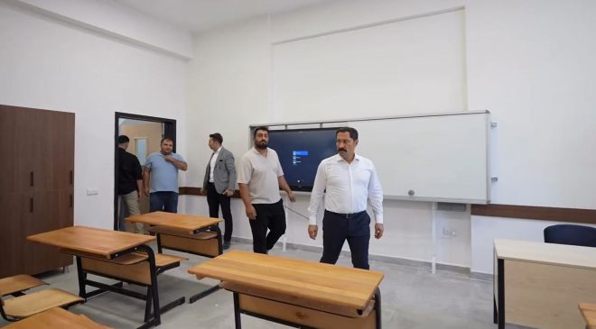 HATAY’DA TOKİ BÖLGESİNDE 3 OKULUN İNŞAATI SÜRÜYOR 