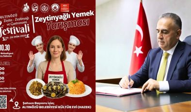 ALTINÖZÜ’NDE ZEYTİN VE ZEYTİNYAĞI ŞENLİĞİ BAŞLIYOR