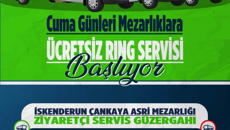 HBB’DEN VATANDAŞLARA ÜCRETSİZ MEZARLIK ULAŞIM HİZMETİ