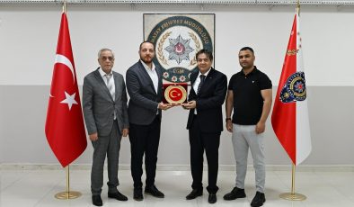 BAŞKAN TEMEL’DEN EMNİYET MÜDÜRÜ YILMAZ’A ZİYARET