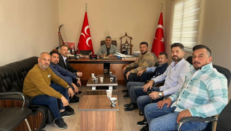 BAŞKAN GÖYCE’DEN MHP İL BAŞKANI TAŞÇI’YA ZİYARET