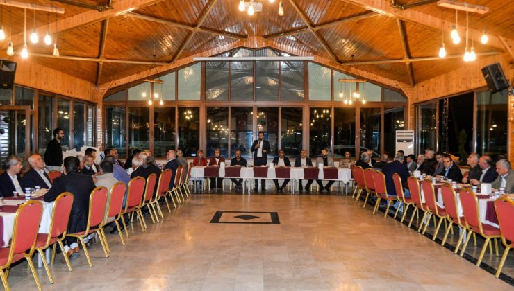 BAŞKAN YALÇIN MUHTARLARLA BİR ARAYA GELDİ