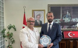 BAŞKAN YALÇIN HATKON HEYETİNİ KABUL ETTİ