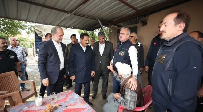 KARALOĞLU, PAYAS’TA AFET BÖLGESİNİ İNCELEDİ