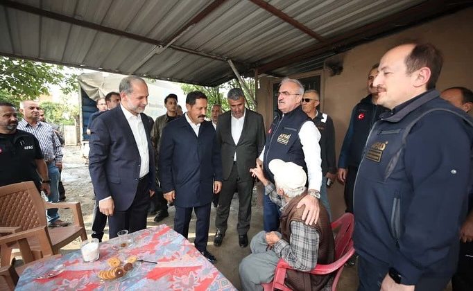 KARALOĞLU, PAYAS’TA AFET BÖLGESİNİ İNCELEDİ