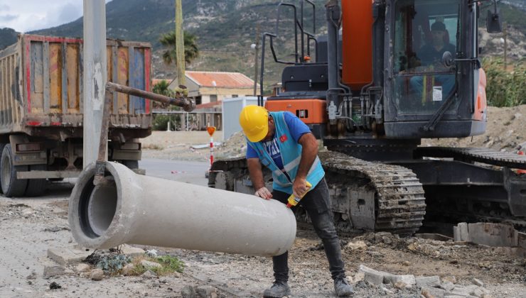 SAMANDAĞ’DA ALTYAPI YATIRIMI TAMAMLANMA AŞAMASINDA