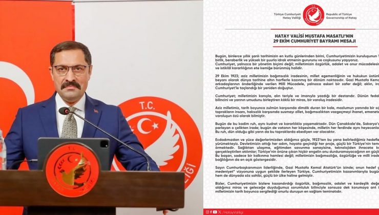 MASATLI: CUMHURİYET BAYRAMIMIZ KUTLU OLSUN