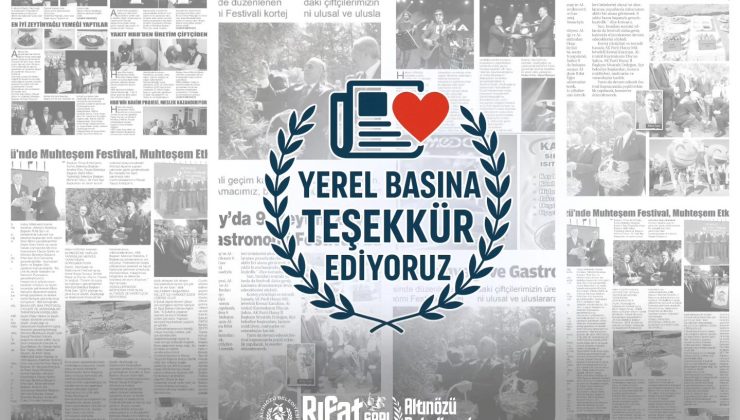 SARI: BASIN MENSUPLARIMIZA TEŞEKKÜR EDERİM