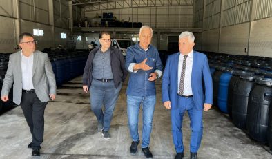 MÜDÜR BAL İŞLETME ZİYARETLERİNİ SÜRDÜRDÜ