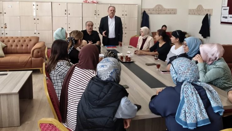 BAYRAKDAR’DAN EĞİTİM ÇALIŞANLARINA ZİYARET