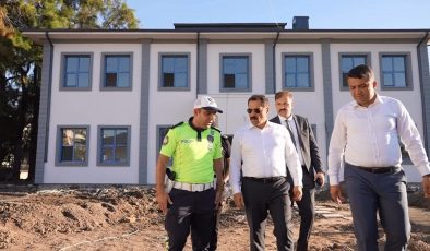 VALİ MASATLI TESİS İNŞAATLARINI İNCELEDİ