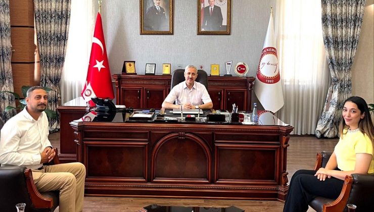 HOCAOĞLU ÇİFTİ, REKTÖR EREN İLE YENİ DÖNEM PLANLARINI PAYLAŞTI