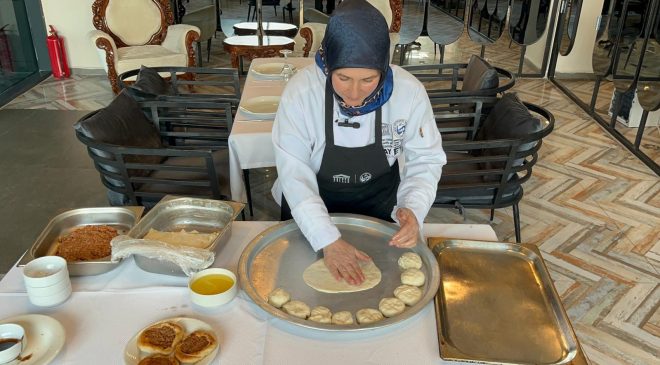 AVRUPA BİRLİĞİ’NDEN TESCİLLİ KAYTAZ BÖREĞİ EL MAHARETİYLE LEZZET BULUYOR   