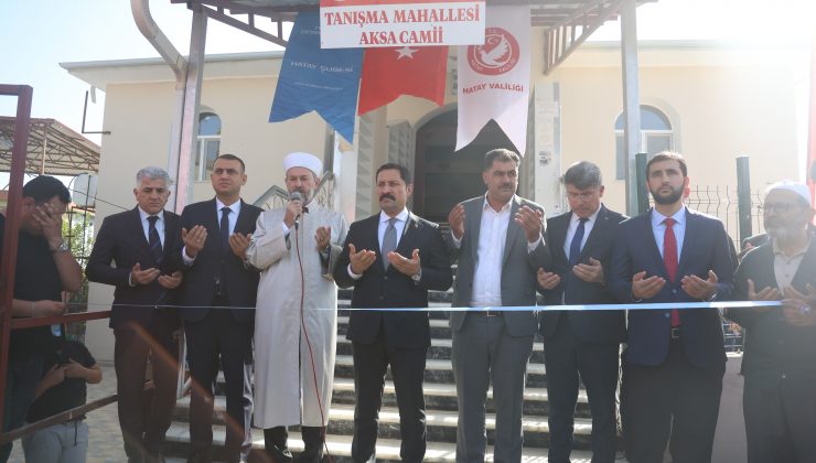 DEPREMİN YIKTIĞI KENTTE İNŞASI TAMAMLANAN 107’NCİ CAMİ İBADETE AÇILDI   