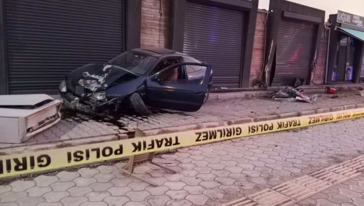 HATAY’DA OTOMOBİL KALDIRIMDAKİ ÇOCUĞA ÇARPTI  