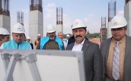 İSKENDERUN DEVLET HASTANESİNDE İNŞA ÇALIŞMALARI SÜRÜYOR   