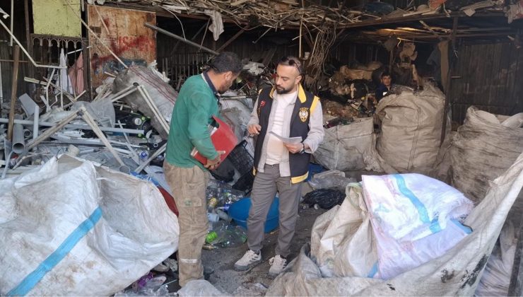 İSKENDERUN’DA HURDACILAR DENETLENDİ   