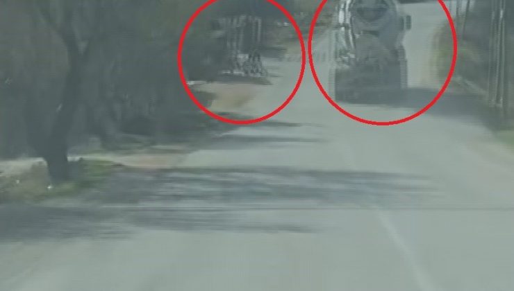 TEK ŞERİTLİ YOLDAKİ HIZIYLA ‘PES’ DEDİRTEN MİKSER SÜRÜCÜSÜ KAMERADA