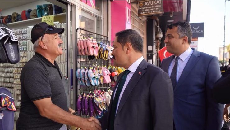 VALİ MASATLI ESNAFI DİNLEDİ 