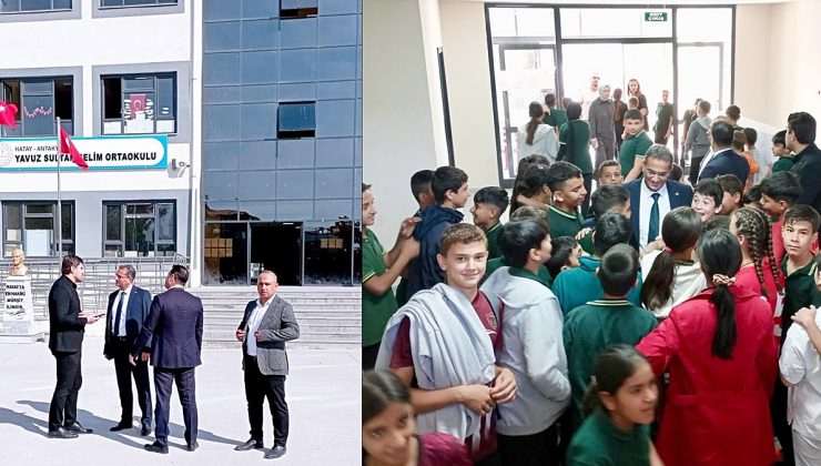 TECİMEN’DEN YENİ OKULA İNCELEME ZİYARETİ