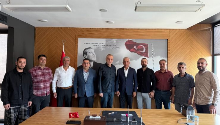 FAİK ÖZKAYA’DAN HATSO’YA ZİYARET