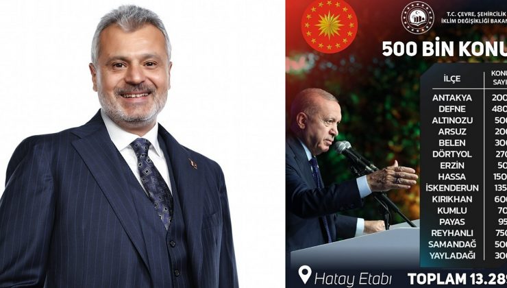ÖNTÜRK: HATAY YENİDEN AYAĞA KALKIYOR
