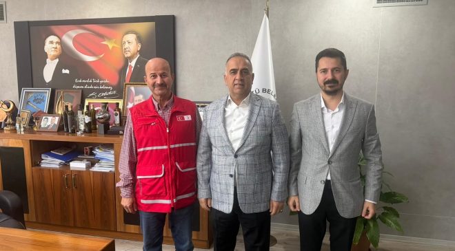 SAĞLIK CAMİASINDAN BAŞKAN SARI’YA ZİYARET