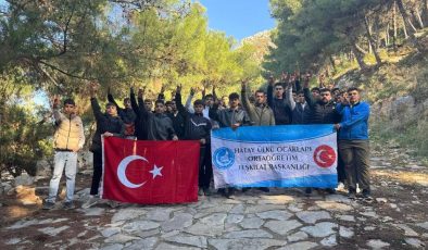 GENÇ ÜLKÜCÜLER DOĞA YÜRÜYÜŞÜ DÜZENLENDİ