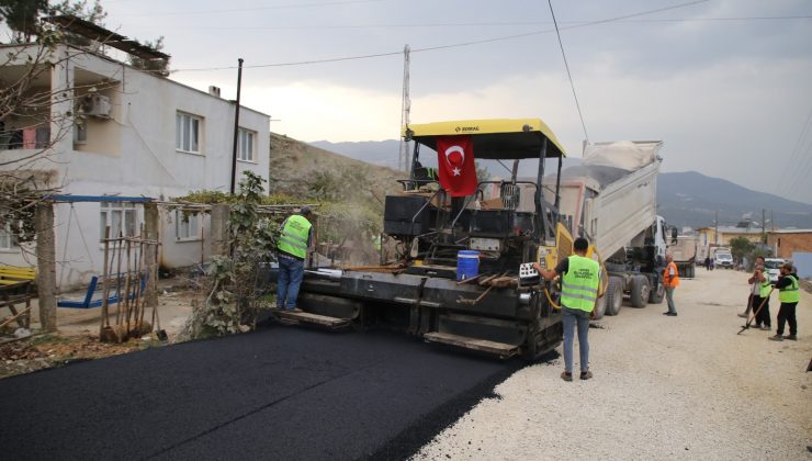 İSKENDERUN CIRTIMAN MAHALLESİ’NDE Kİ PARKE YOL YENİLENDİ