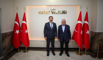 VALİ MASATLI BAŞKAN BÜYÜKKILIÇ’I KABUL ETTİ 