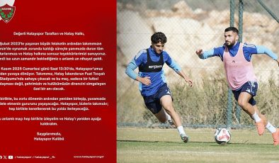 HATAYSPOR YUVAYA DÖNÜYOR