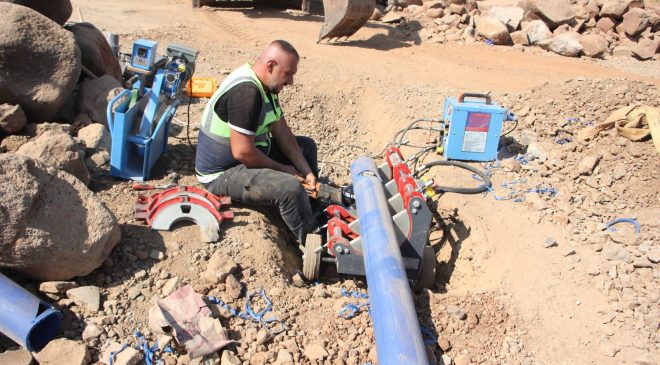 KIRIKHAN’DA SÜREKLİ ARIZA YAPAN 25 YILLIK SU HATTI YENİLENDİ