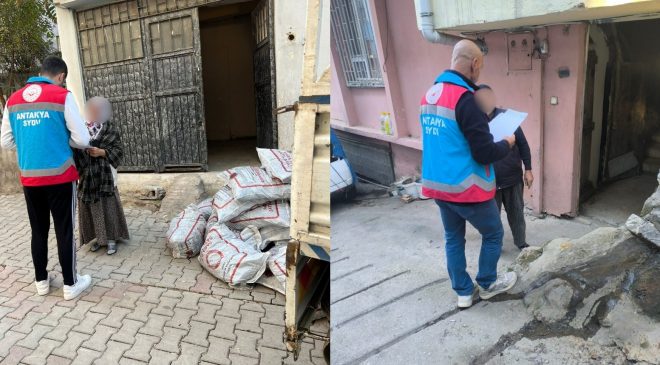 ANTAKYA’DA İHTİYAÇ SAHİPLERİNE KÖMÜR DAĞITIMINA BAŞLANDI 