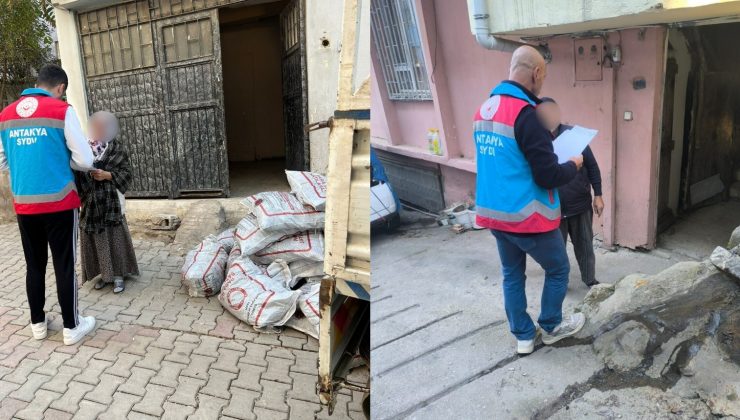 ANTAKYA’DA İHTİYAÇ SAHİPLERİNE KÖMÜR DAĞITIMINA BAŞLANDI 