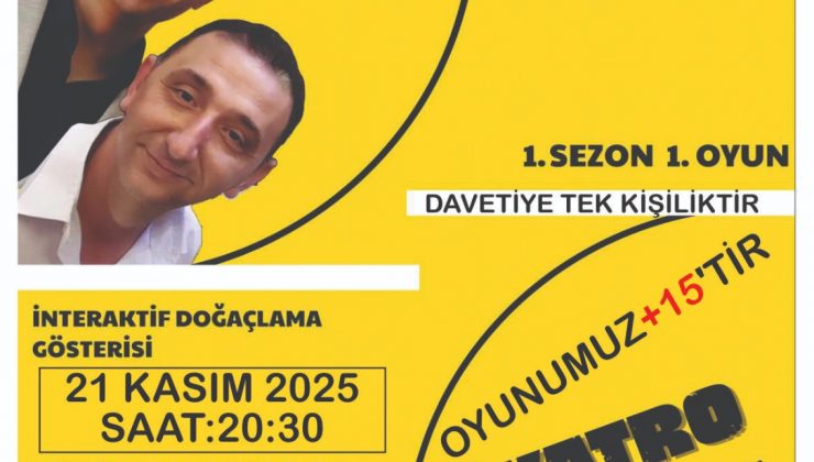 USTA KOMEDYENLER  “TİYATRO ŞAMATA” SAHNEYE DÖNÜYOR