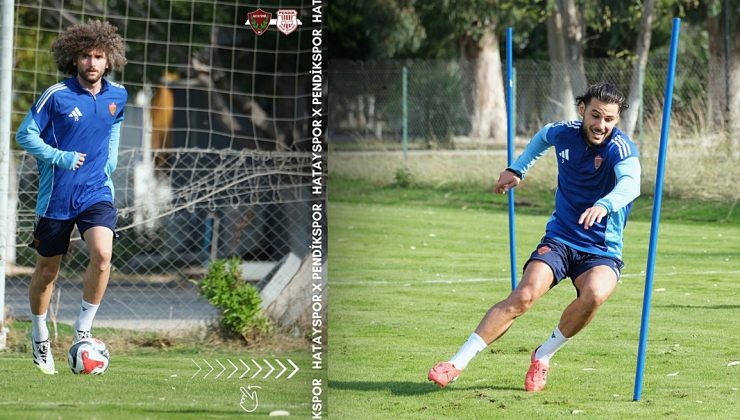 HATAYSPOR, PENDİKSPOR MAÇI HAZIRLIKLARINI TAMAMLADI