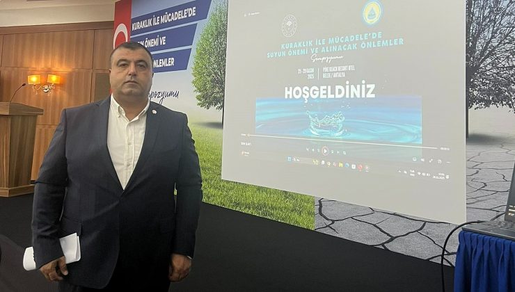 ŞAHBAZ HATAY’IN SU SORUNUNU DİLE GETİRDİ