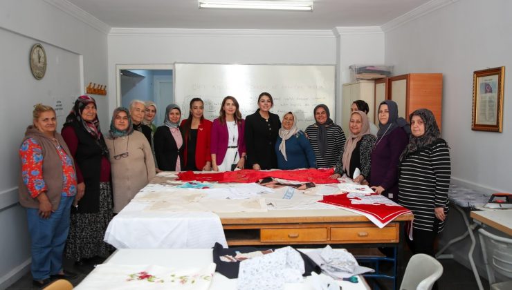 HANIMEFENDİ MASATLI’DAN KADINLARA GÜÇLÜ DESTEK