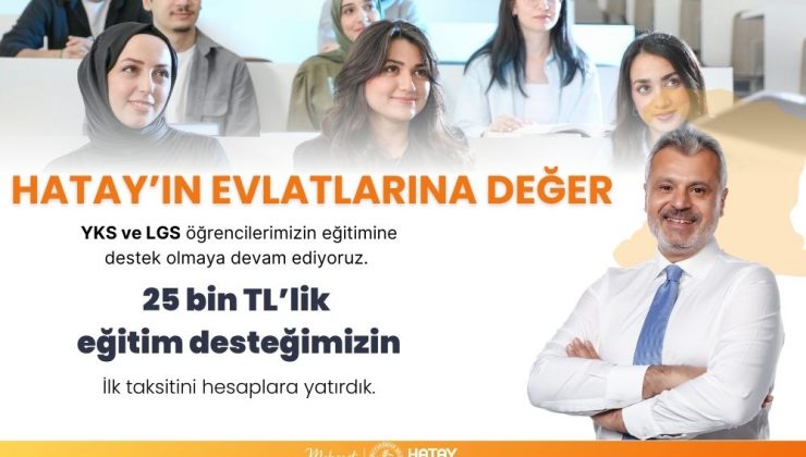 EĞİTİM BURSUNUN İLK TAKSİTİ HESAPLARDA