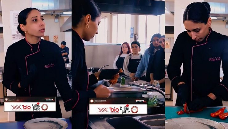 HMKÜ GASTRONOMİ BÖLÜMÜNDEN LİSE ÖĞRENCİLERİNE EĞİTİM