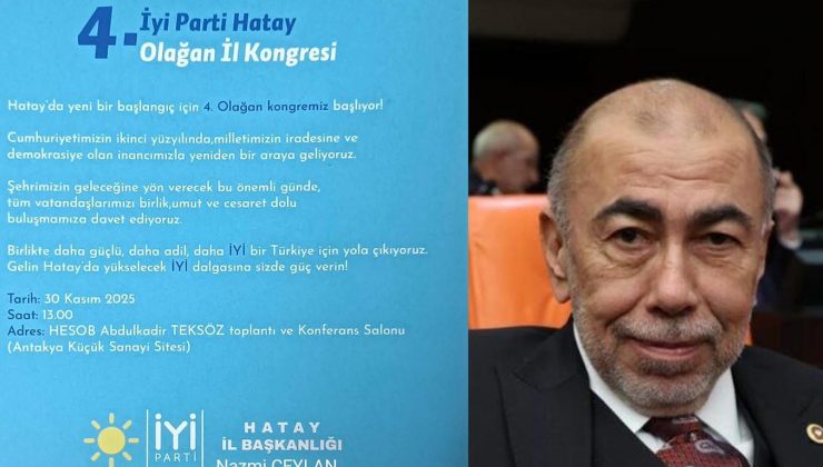 VEKİL ÇİRKİN’DEN İL KONGRESİNE DAVET