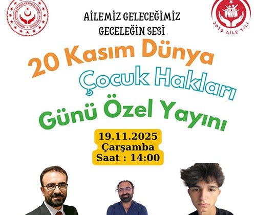 MEGA MEDYA’DAN 20 KASIM DÜNYA ÇOCUK HAKLARI GÜNÜ ÖZEL YAYINI