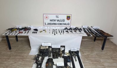 PAYAS’TA EVİNİ SİLAH YAPIM ATÖLYESİNE ÇEVİREN ŞAHSA SUÇÜSTÜ   