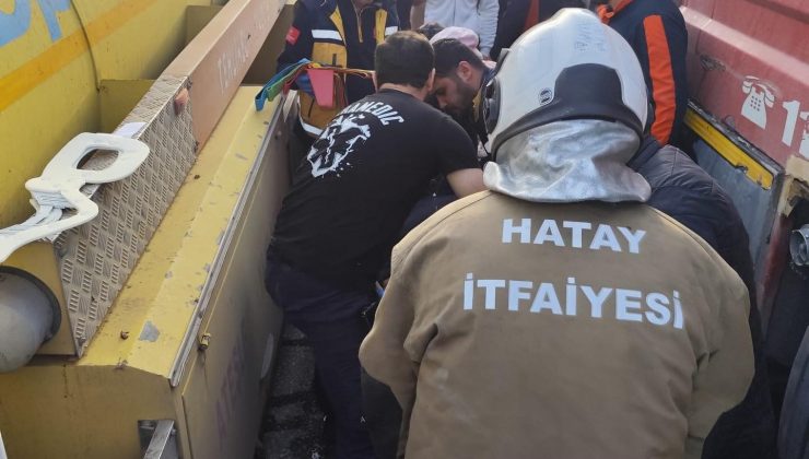 ANTAKYA’DA TRAFİK KAZASI: 1 YARALI   