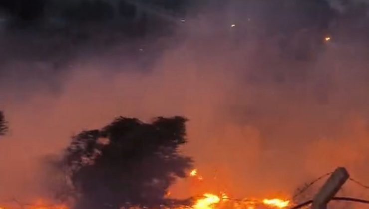 HATAY’DA OTLUK ALANDA ÇIKAN YANGIN KISA SÜREDE SÖNDÜRÜLDÜ   