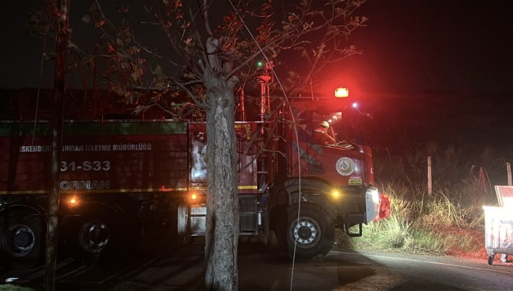 HATAY’DA ÇIKAN  OTLUK YANGINI SÖNDÜRÜLDÜ   