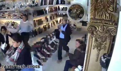 HATAY’DA DEPREM KORKUSUYLA YAŞANAN KAÇIŞ GÖRÜNTÜLENDİ 