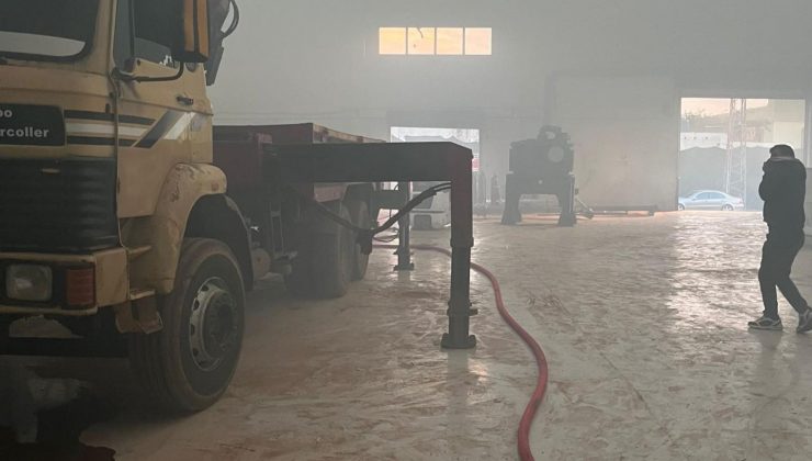 REYHANLI’DA FABRİKA YANGINI   