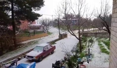 DOLU YAĞIŞI BEYAZA BÜRÜDÜ   