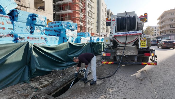 83 KİLOMETREYİ AŞAN KANALİZASYON HATTI TEMİZLENDİ